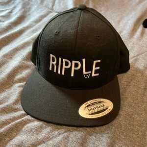 Lids Black Snapback Hat by Ripple